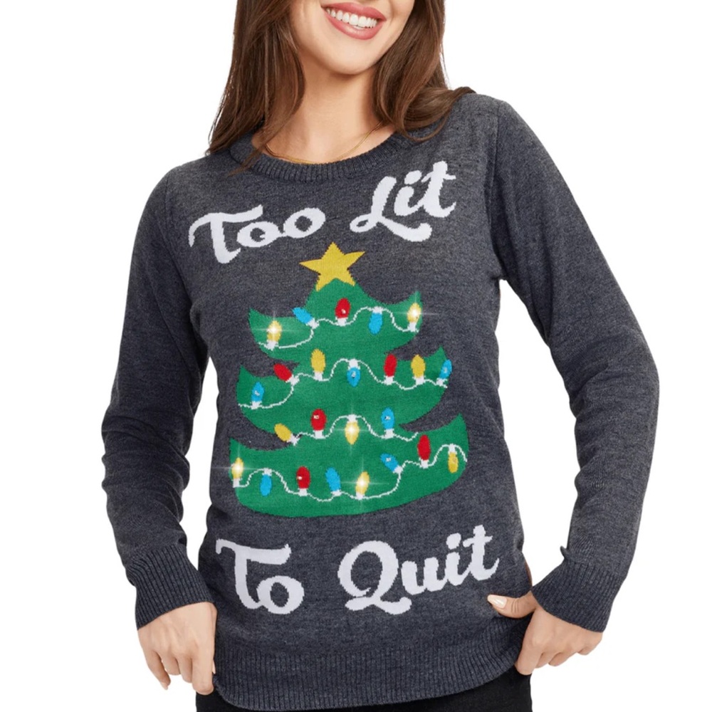 Ugly Christmas Sweater Tipsy Elves